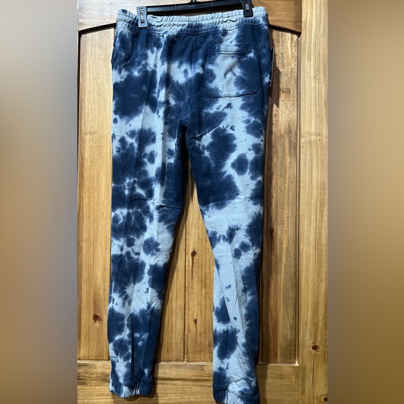 Original Use Blue and Gray Tie-Dye Joggers - Picture 2 of 5